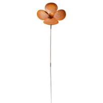 Vintage Rusty Flower Stake for Outside Metal Flower Shaped Decorative Garden Sculpture for Lawn Yard Patio Farmhouse Decor A