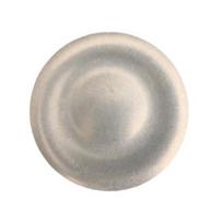 Stainless Steel Serving Tray Retro Rustic Dish for Steak Dessert Edgeless Round Plate for Home Camping Kitchen S
