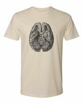 Cottage Cult Clothing Tee T Shirt Cotton Medical Anatomy Victorian Art Brain #4 XXXL