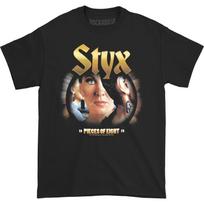 Men's Styx Pieces Of Eight Slim Fit T-shirt XXXXX-Large Black XXXXL