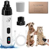 Silent Groom Pet Nail Grinder | Whisper Quiet Claw Trimmer for Dogs, Cats and Other Animals | Safe & Stress Free Nail Grooming, Ideal for Sensitive Do A
