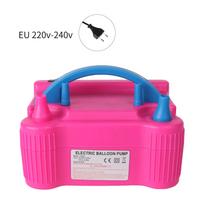 1 Pc Balloon Air Pump 220V Electric High Power Two Nozzle Air Blower Balloon Portable Inflatable Pump Inflator for Home Wedding Party EU