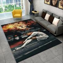 CR7 Goat Ronaldo Football Star Carpet Rug for Playroom Bedroom Living Room Sofa Home Decor,kids Area Rug Non-slip Floor Mat Gift 40x60cm