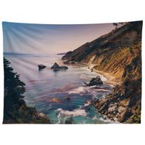 BIG SUR PACIFIC COAST HIGHWAY tapestry 75x100 juoda