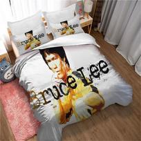 B-Bruces L-Lee Bedding Set Duvet Cover Bed Set Quilt Cover Pillowcase Comforter king Queen Size Boys Adult Bedding 135x200cm