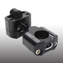 CNC Billet HandleBar Fat Bar Risers Mount Clamp Adaptor 22MM To 28MM For Pit Dirt Bike Racing Motorcycle Enduro Supermoto MX ATV juoda