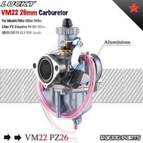 VM22 26mm Aluminium Carburetor Motorcycle PZ26 Carb For Mikuni Intake Pipe 110cc 125cc 140 150 160cc Lifan YX Accessories