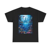 The Kingdom of Atlantis T-Shirt | Lost City Mythology | Unique Ocean Fantasy Tee S
