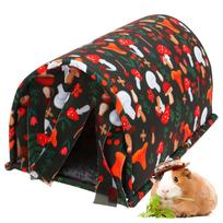 Guinea Pig Tunnel House Warm Bedding Cage Hamster Small Animal Toys Chinchilla Mice  Squirrel Nest Beds Pets Supplies žalia