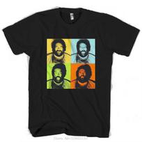 Bud Spencer Pope Art Pattern Unisexs and Womens TShirt  Unisexs Short Sleeve Casual Pattern TShirt  2026 New Unisexs Style M