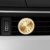 Mini automobilinis laikrodis šviesus automobiliai vidinis priklijuojamas skaitmeninis laikrodis mechanika kvarciniai laikrodžiai automobilio ornamentas automobilio priedai auksas