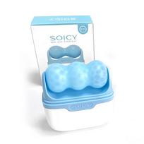S50 Dual Roller Face Ice Roller Handheld Home Beauty Device Mini Twin Ice Ball Massager Soothing Depuffing Refreshing rožinė