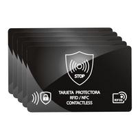 5Pcs RFID Blocking Card One Card Protects Entire Wallet NFC Signal Blocking Card Ultra Thin for Passport Case Purse juoda