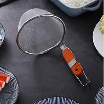Deep Fry Basket Fine Sieve Pasta Noodle Strainer for Vegetable Rinsing Style A