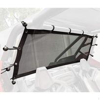 UTV galinio lango tinklelis, minkštas tinklelis, su dirželiais, sutankintas automobilių priedų apsauga nuo saulės gray