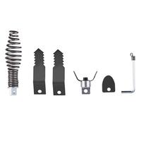 5pc/Set Drain Auger Drain Snake Drill Attachment For Efficient Pipe Cleaning In 4-8Inch Pipe for VEVOR PioneerWorks