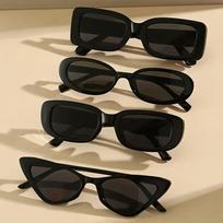 1/4 Pcs Retro Classic Fashion Glasses for Women and Men Casual Vintage Eyewear Trendy Accessories