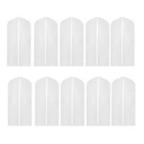 10Pcs Set Breathable Clothes Protector Bags With Zippered Convenient for Seasonal Storage of Suits and Dresses 100x60cm