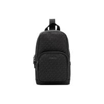 Michael Kors MK Cooper Vintage Fashion Casual Crossbody Chest Bag Men bags Black 37S1LCOY1B-BLACK Basic Set (Bag+Dust Bag)