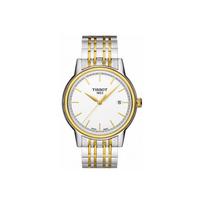 Tissot Carson Series Quartz Movement 30m Water Resistant Watch 40x39.2mm White Dial Stainless Steel Case Stainless Steel Bracelet T085.410.22.011.00 Regular Watch Box,White Dial
