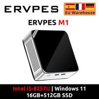 ERVPES M1 NAUJAS Mini PC Intel I5-8257U Windows 11 Pro 4 branduoliai 8 gijos 8GB + 256GB / 16GB + 512GB WiFi 6 Mini kompiuteris PC