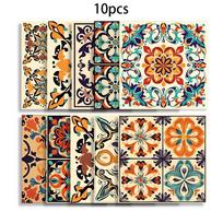 1 Pcs Creative Retro Texture Tile Wall Stickers Kitchen Background Wall Decoration Bathroom Wall Sticker