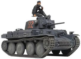 Tamiya Military Miniature Series 369 German Light Tank Type Plastic Model Kit 35369 1/35 No. 38(t) E/F