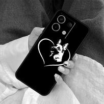 Cartoon German Shepherd Dog Cover For Xiaomi Redmi Note 13 14 Pro 12 11 9 10 9S 10S 11S 12S Redmi 14C 10C 12C 13C Case Redmi Note 13 4G