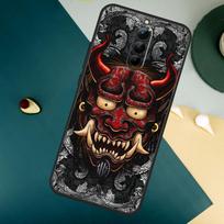 Samurai Oni Mask For ZTE Nubia Red Magic 8 9 8S 9S 10S Pro Plus 10 Air 6S 7S 7 Pro Red Magic 11 Pro Plus Case Red Magic 9 Pro Plus