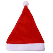 Luxurious Short Pile Christmas Hat With Oversized Ball For Elegant Festivities