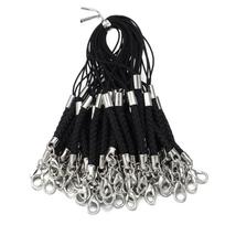 10/20pcs Keychain Rope with Lobster Clasp Jump Rings Lanyard Lariat Strap Cord For DIY Phone Case Decoration Making Supplies