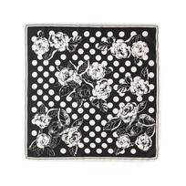 Retro printing design sense, temperament, fashionable herringbone pattern square scarf, advanced sense, foreign style, fashionable and elegant 65*65