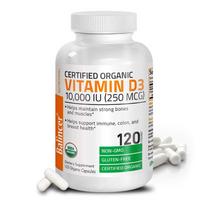 Vitamin D3 (As Cholecalciferol) 10000 IU Dietary Supplement, 120 Capsules Per Bottle 120 Capsules