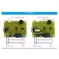 ABBY-1 Pcs W1411 10A LED Thermostat Thermostat Control Switch Sensor For Greenhouses Animal Husbandry 12V