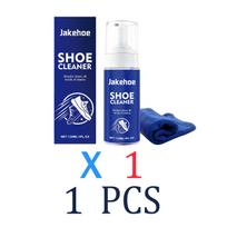 Professional White Shoe Cleaner Gentle Foam Wash Yellowing Remover Daily Shoe Care Deep Cleaning 120ml With Free Towel Shoe Care 1 Pcs