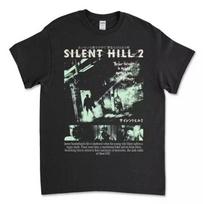 New Silent Hill 2 Black Shirt Horror Survival Gaming Shirt XXL