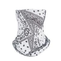 Anti-UV Balaclava Scarf Breathable lce Silk Bandana Elastic Hanging Ear Cycling Balaclava Headband Scarf Summer
