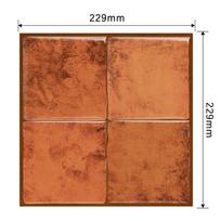 Durable 9  x 9  Peel and Stick Backsplash Self-adhesive Waterproof Wallpaper 3D Marble Grain Stick Tile for Kitchen Bathroom