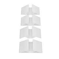 4pcs Triangle Shaped Playpen Fixing Clip Non Slip Surface Solid Structure Gate Base Bracket Tight Connection Thick Build