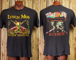 Vintage Lynch Mob Mad At The World Tour Concert T Shirt 1990 L