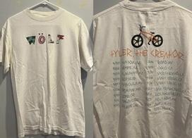 Tyler the Creator Wolf Album Tour concert short sleeve 2 side shirt M