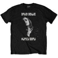 Men's David Bowie Hunky Dory 1 Slim Fit T-shirt X-Large Black XXXXL