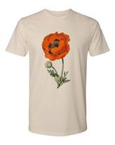 Cottage Cult Clothing Tee T Shirt 100% Cotton Victorian Goth Witch Red Poppy S