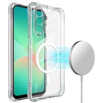 Samsung Galaxy A26 A36 A56 5G Phone Case IMAK Shock-resistant Soft Magnetic Case Samsung Galaxy A26 5G balta