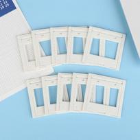 NEW 135 Reversal Film Frame Vintage Simple Film Frame For 135 Film Lantern Slide Camera Scan Film Negatives Magic Lantern Film 10pcs White
