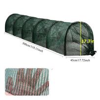 2-in-1 Greenhouse Shade Net 3M Portable Sun Cover for Outdoor Plant Protection Quick Release (as the picture,300x45CM)