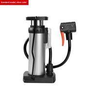 Bike Foot Pedal Air Pump With/without Gauge High Pressure Pump Tire Air Inflator Universal Bike Home Pedal Inflator Accessories 1 Silver