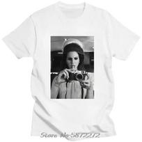 Singer Lana Del Rey Oversized Tshirt Unisex Cotton T Shirt Fitness Tshirt Graphic Tees Funny Tops Unisexs Clothing Streetwear S