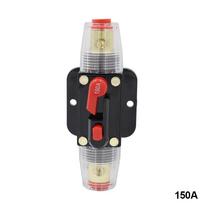 30A-150A Power Self-recovery Circuit Breaker 12V-24V DC Car Audio Conversion Protection, Disconnect Fuse Holder