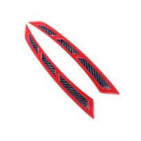 2vnt 22CM lankstūs PVC automobilio sparnai arkos ratų antakių apsaugos rinkinys anglies pluošto purvo atvartai Apsauga nuo purslų Apsauga nuo įbrėžimų